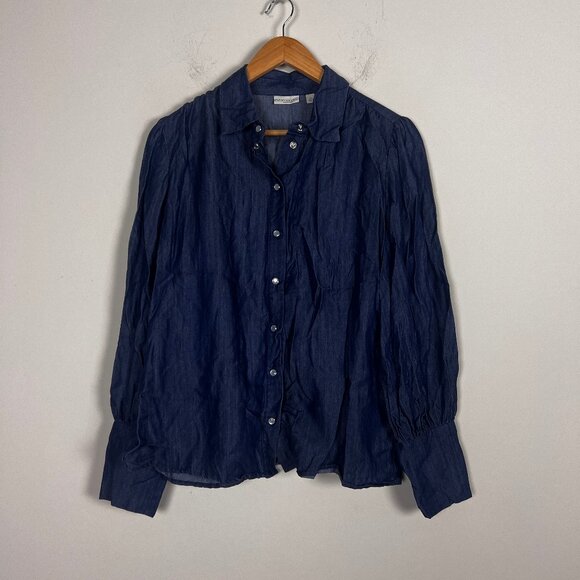 Eva Mendes Button Down Shirt M - Picture 1 of 2